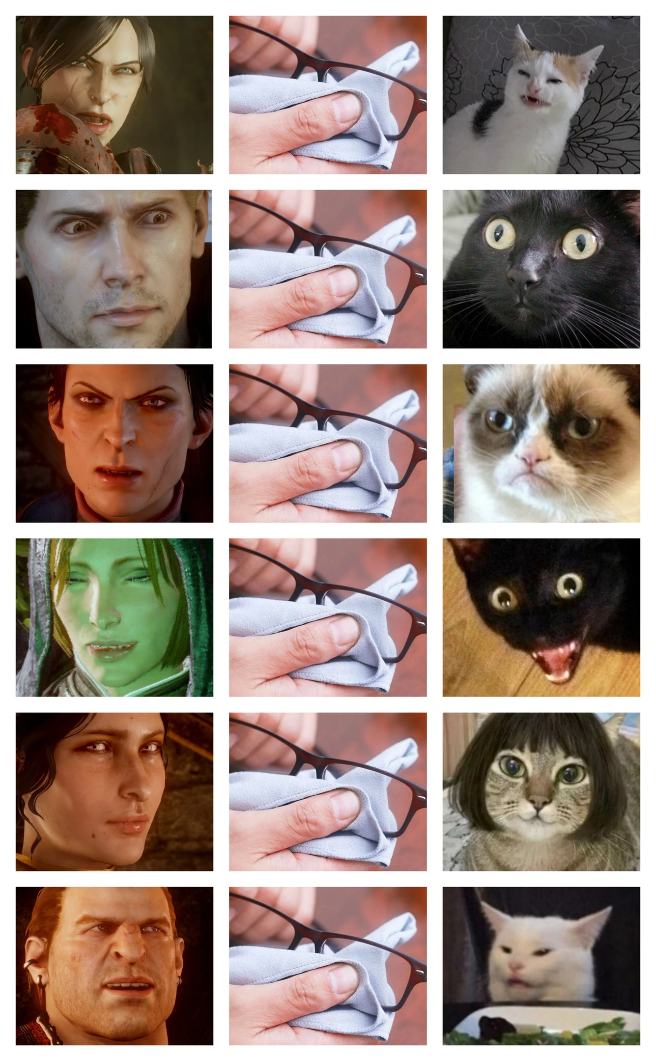 Персонажи Инквизиции словно коты из мемов