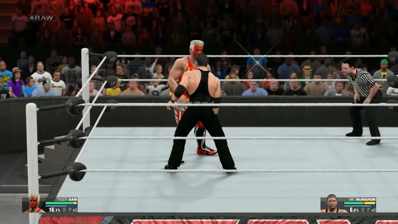 Редчайший Момент в WWE 2K15 universe