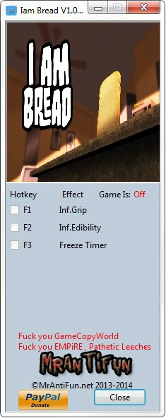 I am Bread: Трейнер/Trainer (+3) [1.0] {MrAntiFun}