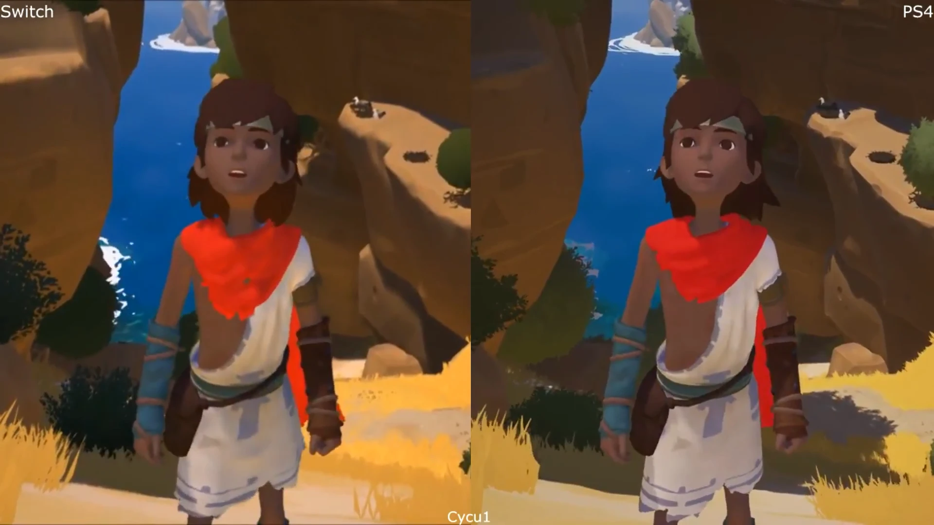 Сравнение графики - Rime Nintendo Switch vs PS4 (Cycu1)