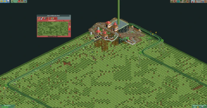 NPC в Rollercoaster Tycoon 2 потратили 263 года на выход из пользовательского лабиринта