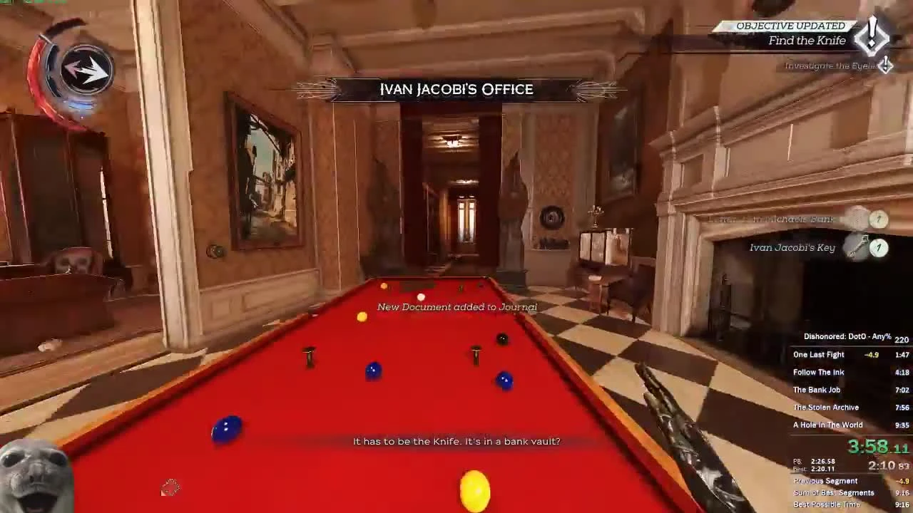 Dishonored: Death of the Outsider одолели за 9 минут