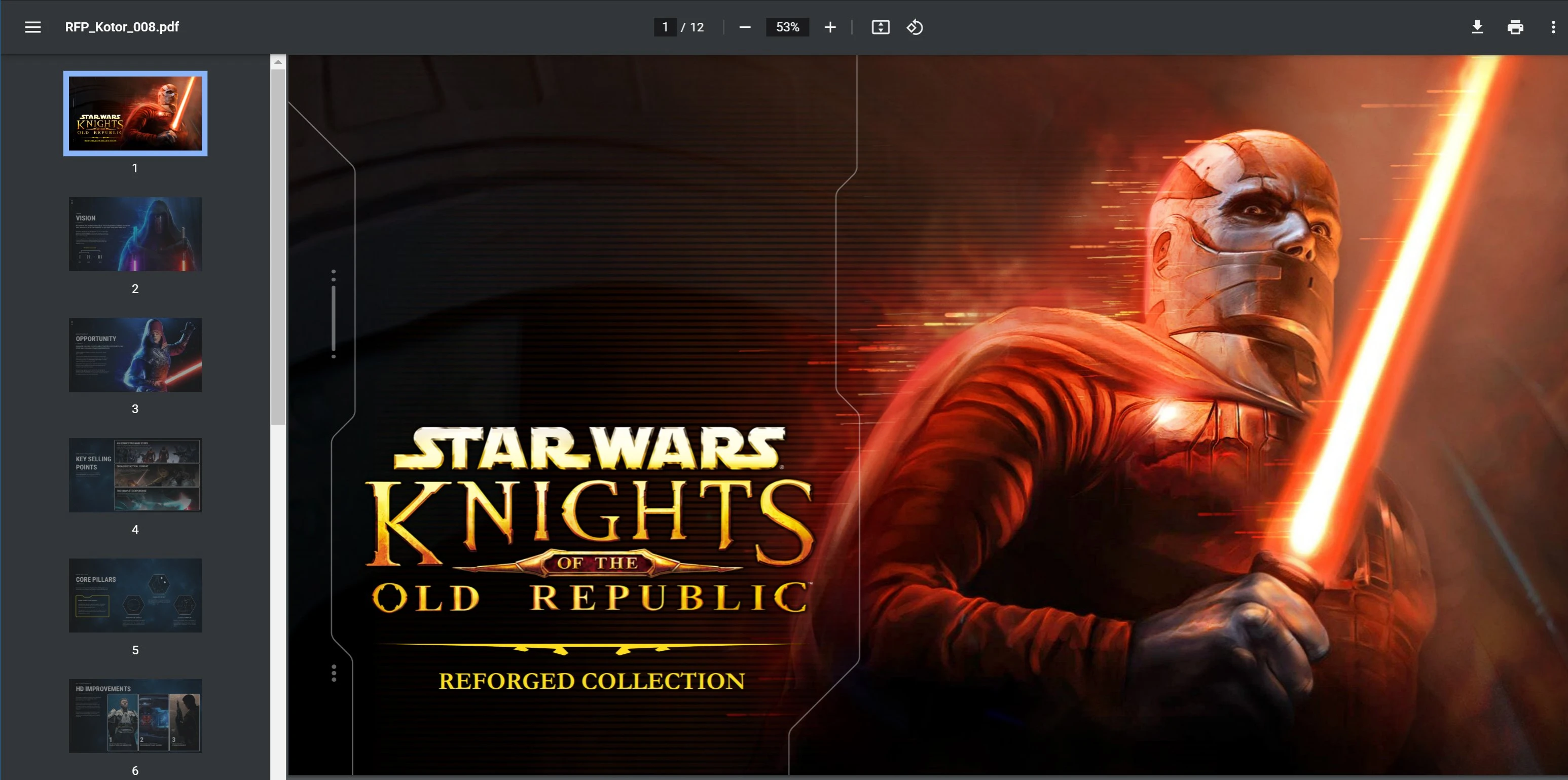 Соучредитель BioWare хотел сделать обновлённые версии двух частей Knights of the Old Republic