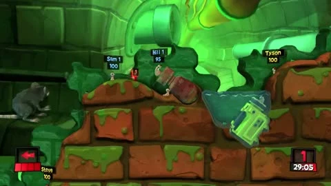 Worms Revolution "Warring Worms trailer"