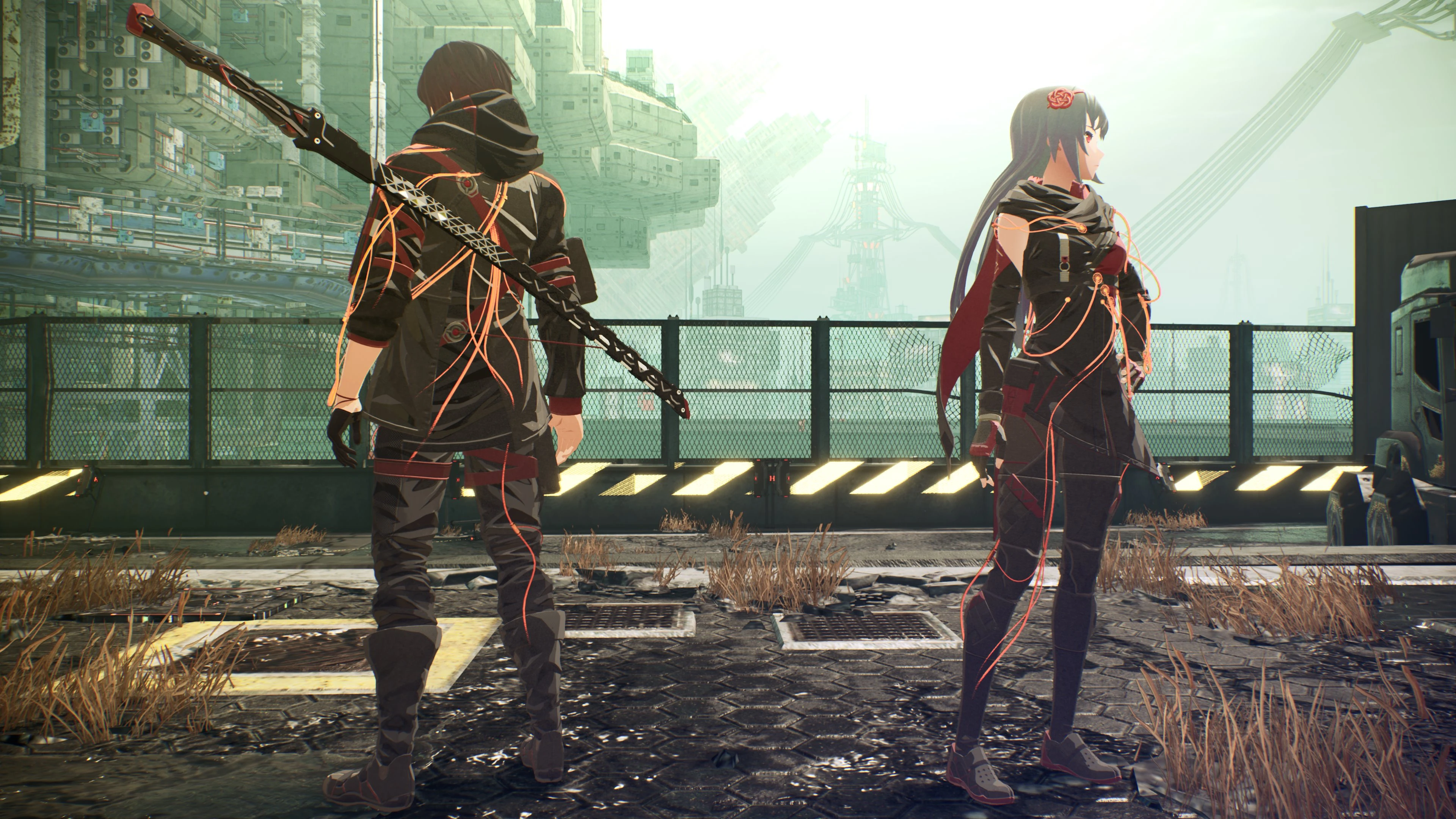 На новых скриншотах Scarlet Nexus показали нового врага и мини игры для снятия стресса