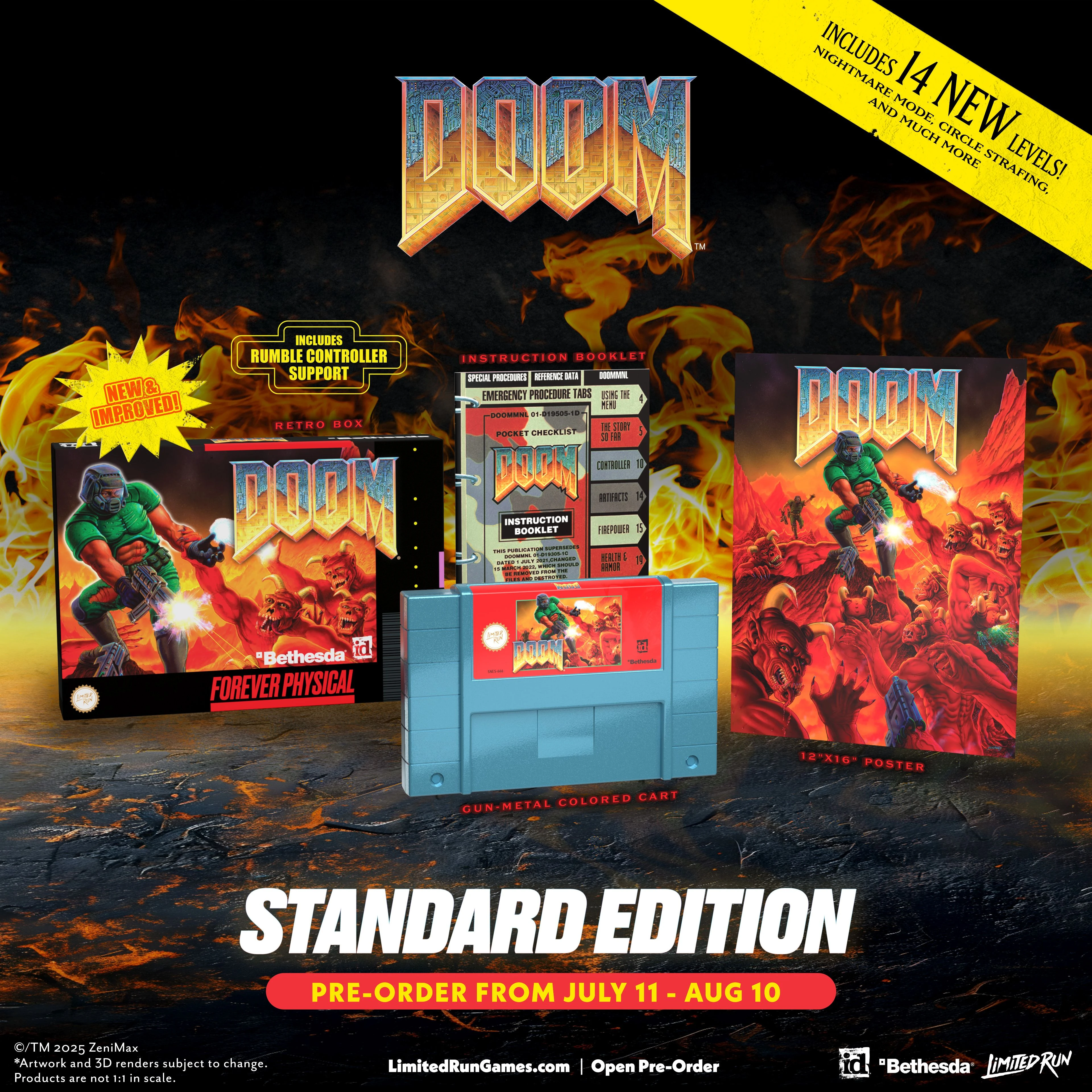 Limited Run Games переиздаст оригинальную DOOM для Super NES