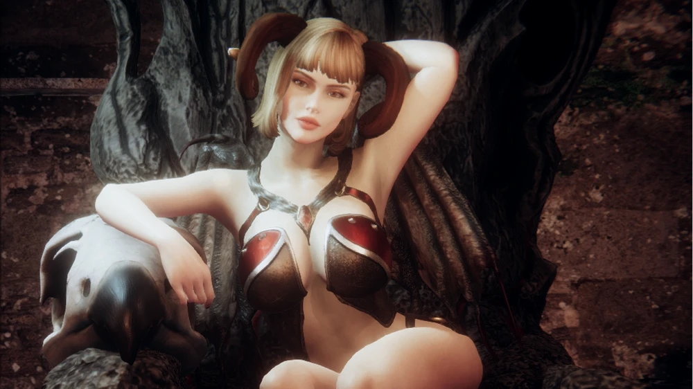 Демонстрация обновлённой текстуры кожи в She Will Punish Them