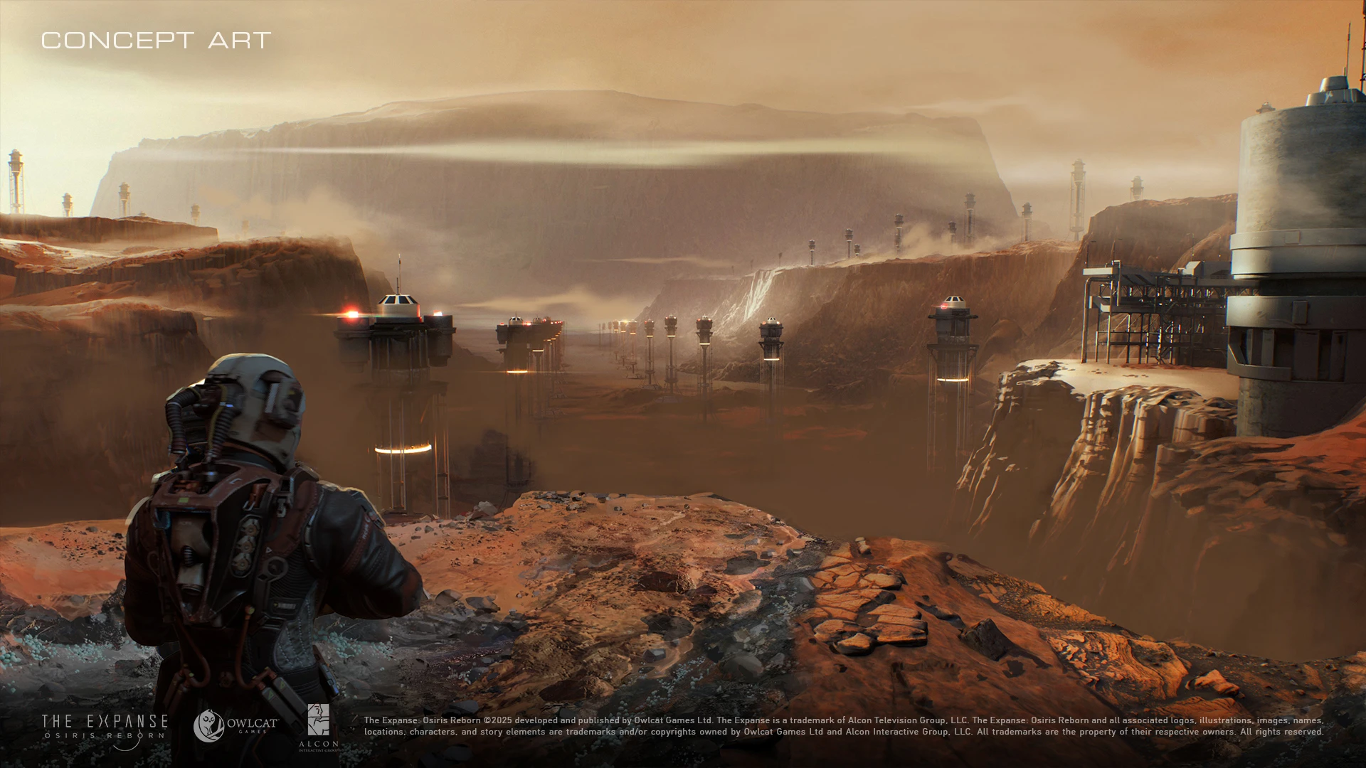 Owlcat Games показала концепт Марса из The Expanse: Osiris Reborn