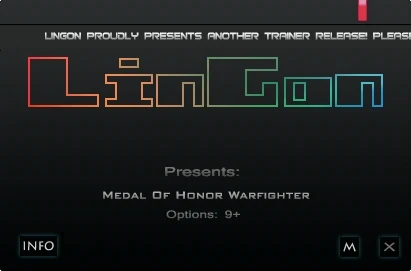 Medal of Honor - Warfighter: Трейнер/Trainer (+9) [1.0.0.3] {LinGon}