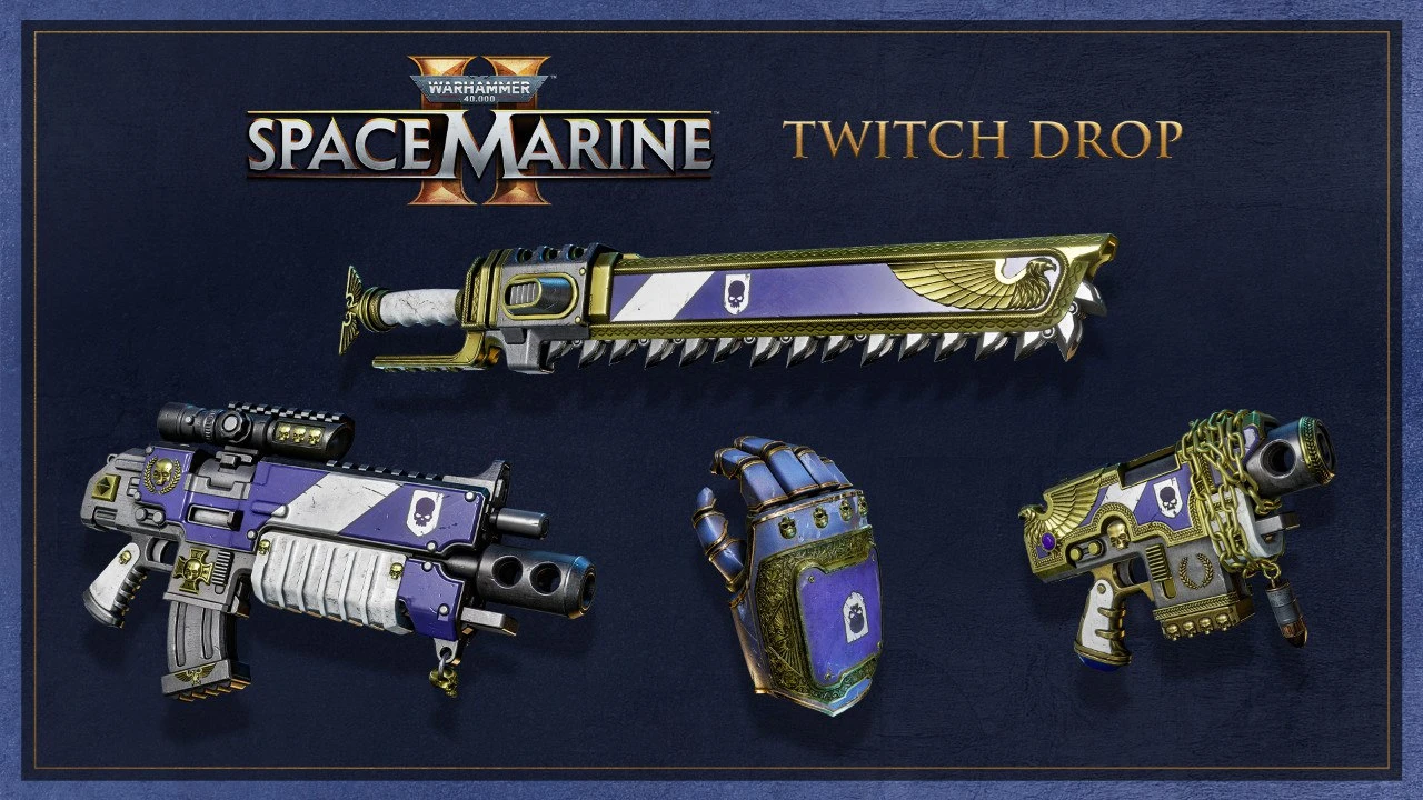 Как получить Twitch Drops с бесплатными скинами для Warhammer 40,000: Space Marine 2