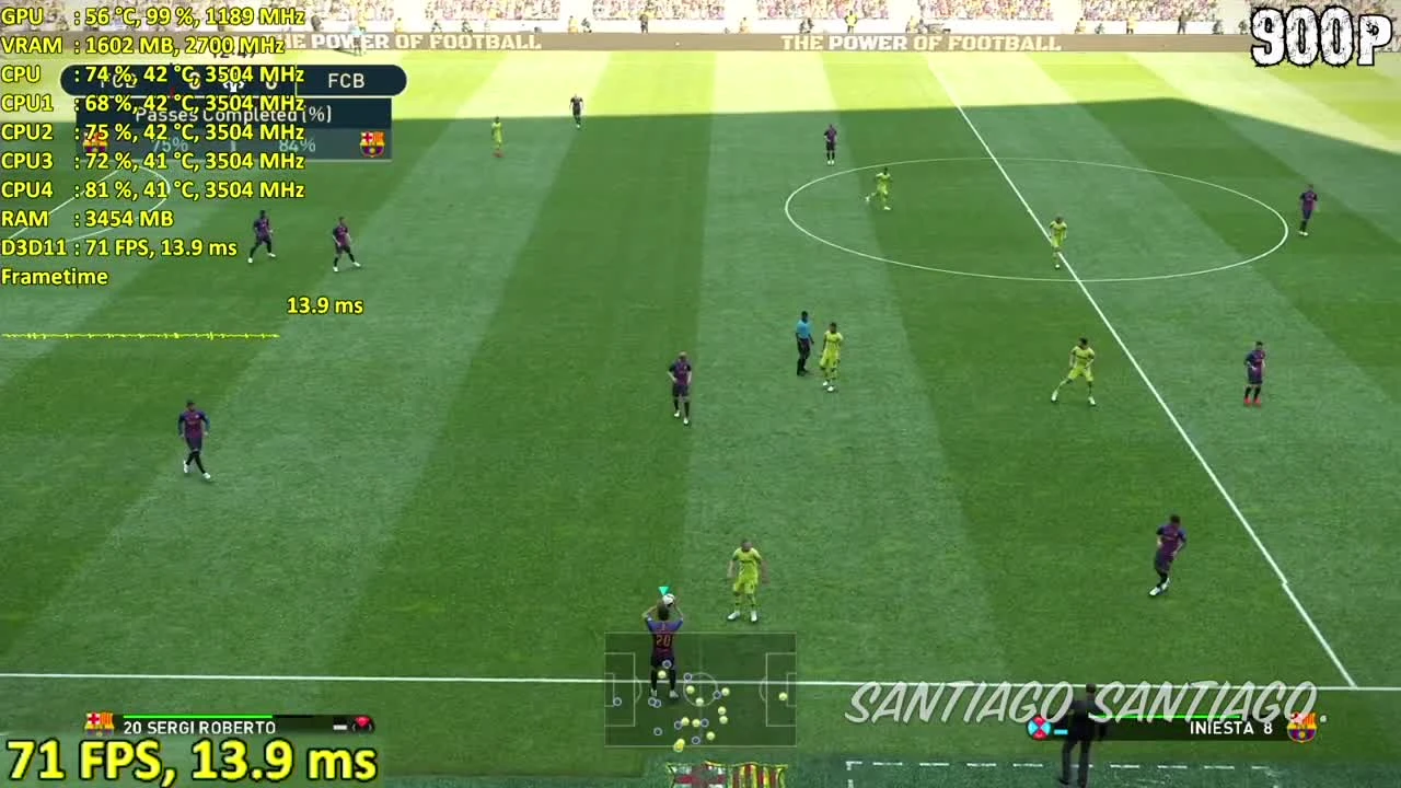 Pro Evolution Soccer 2019 Demo - GTX 750 ti - G4560 - 1080p - 900p - 720p - PES 2019
