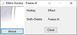 Metro Exodus: Трейнер/Trainer (+1: Заморозка ИИ / Freeze AI) [1.0] {m01533nk0}