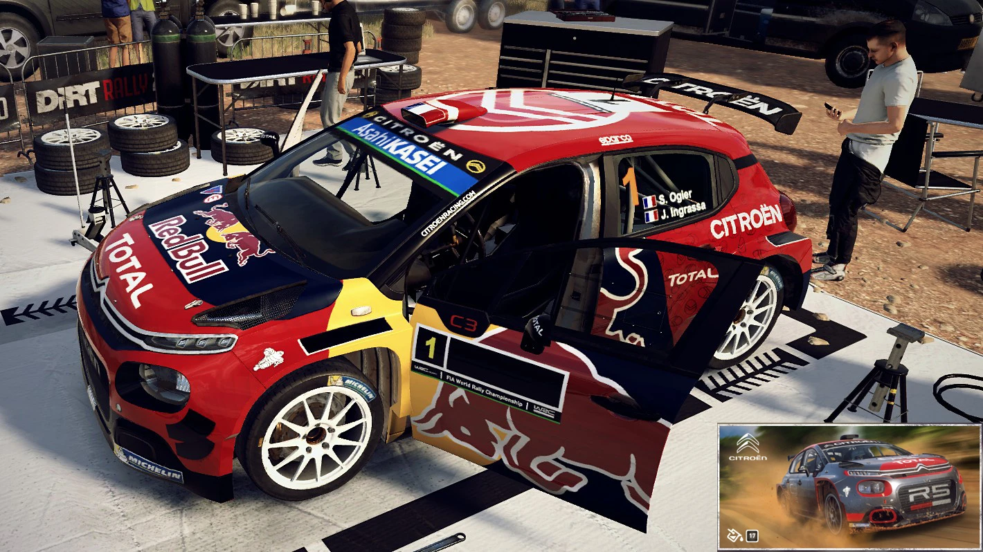 DiRT Rally 2.0 "Ливрея Sebastien Ogier для Citroen C3 WRC 2019"