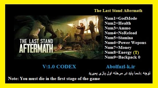 The Last Stand: Aftermath: Трейнер/Trainer (+9) [1.0] {Abolfazl.k}