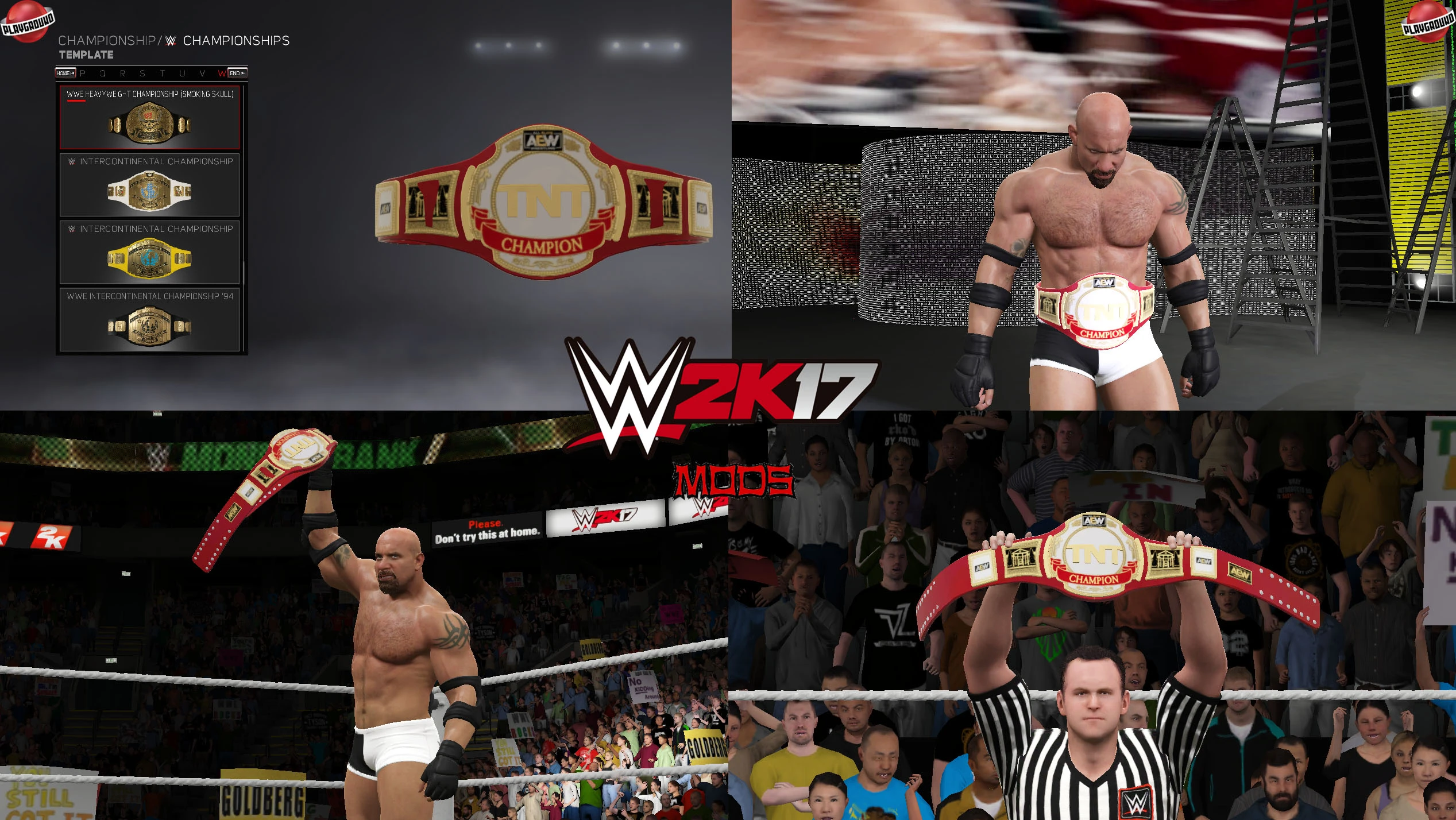 WWE 2K17 "TNT Championship WWE 2K19 Порт МОД"
