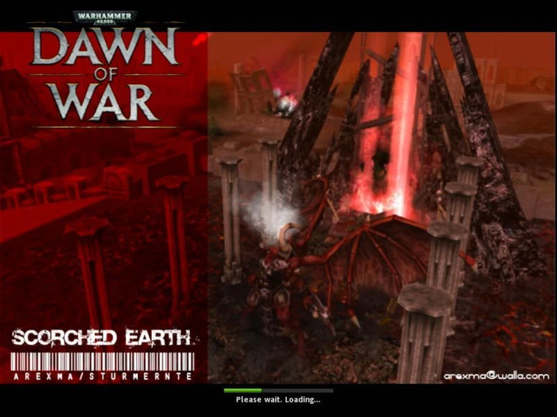 Warhammer 40,000: Dawn Of War - Dark Crusade "Карта - Scorched Earth"