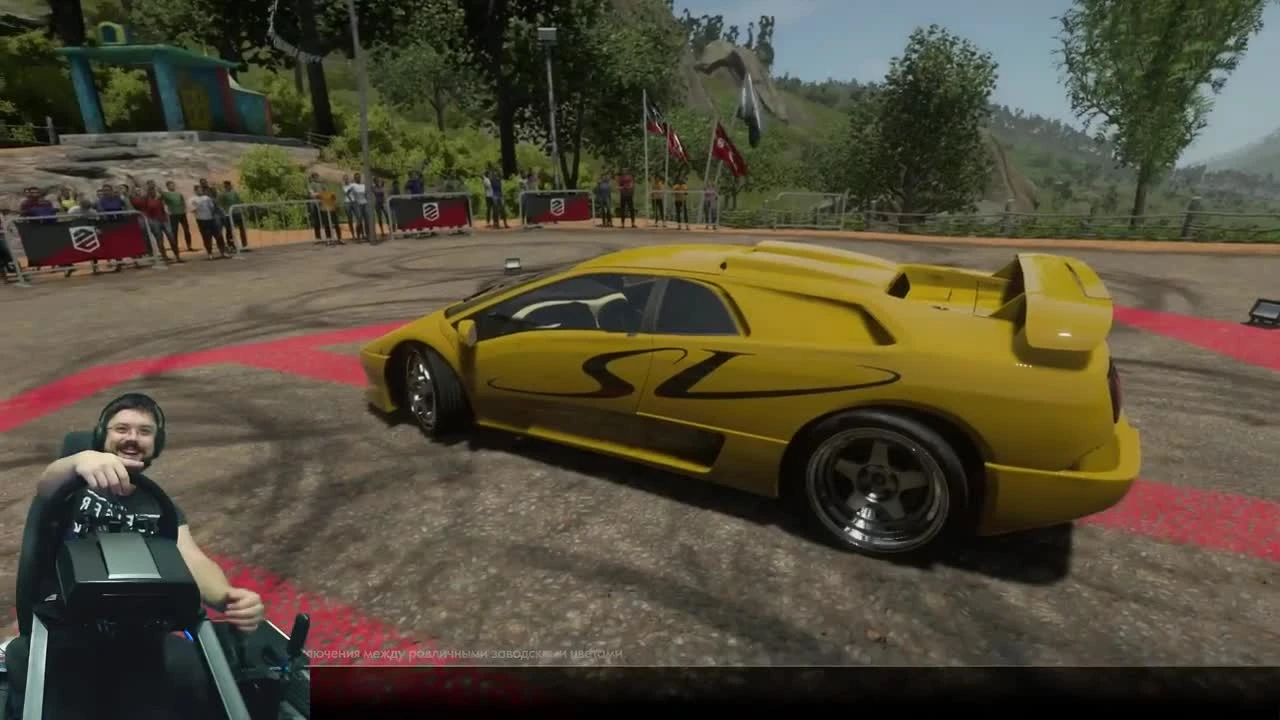 Испытания lamborghini - хотлап на Diablo дрифт на Reventon и Murcielago vs Open-wheel - DriveClub