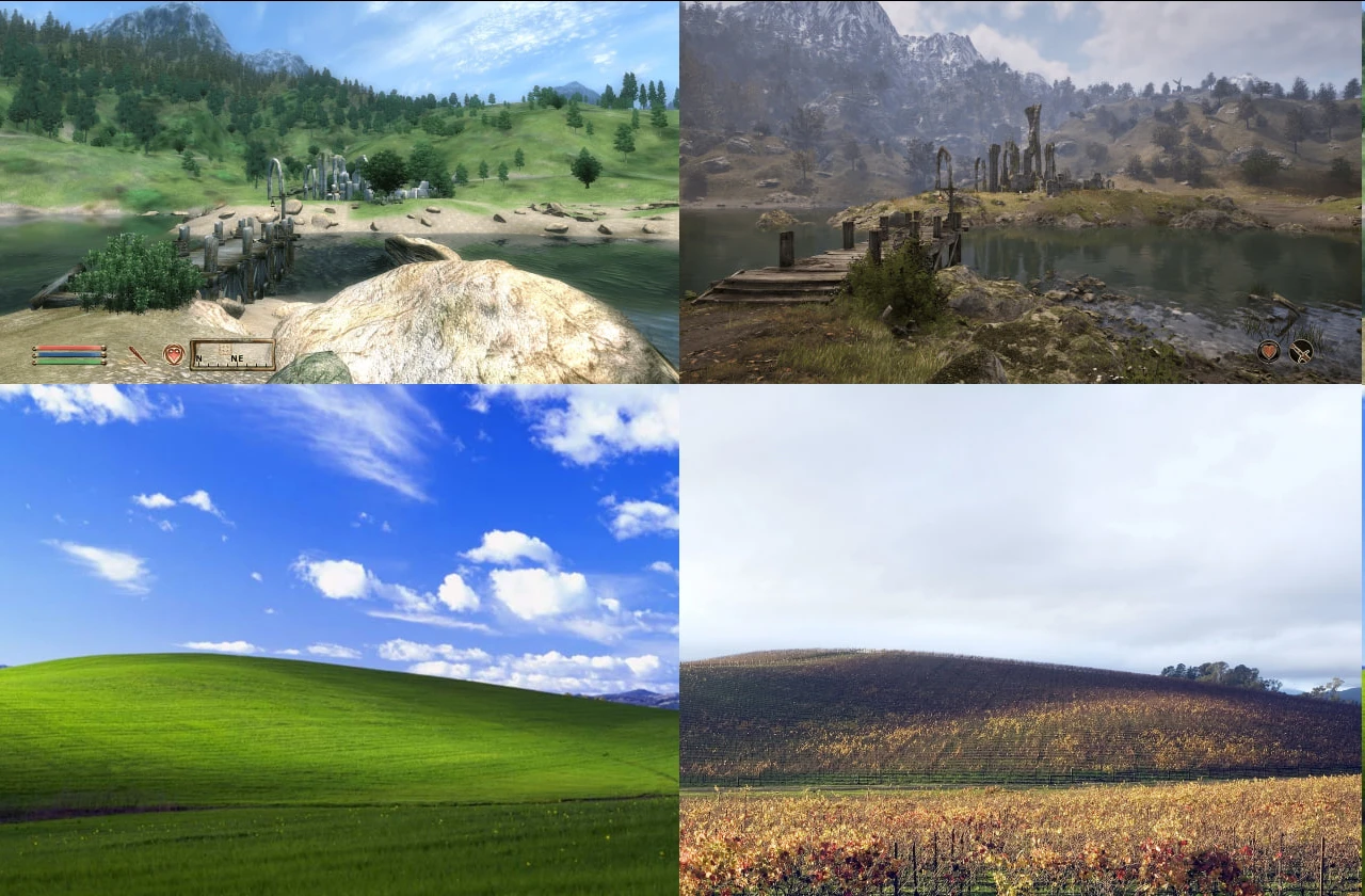 Как же меня всё-таки трясёт от редизайна обливиона. Представьте если при установке WinXP вы получаете 4 пик