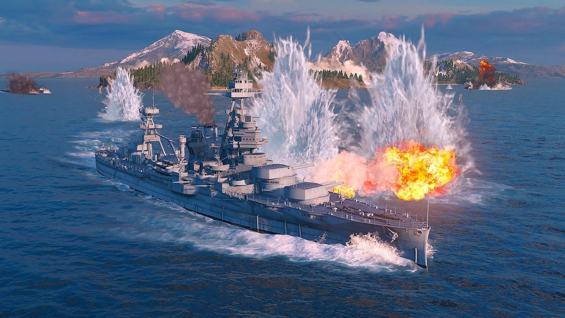 В World of Warships активно событие "Аллея призов", где за выполнение цепочек БЗ предусмотренны ценные награды