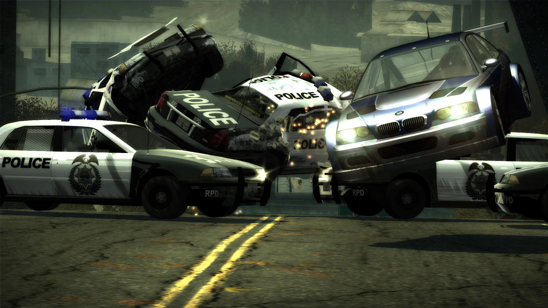 Need for Speed: Most Wanted (2005) "Восстановленные переговоры полиции и звонки"