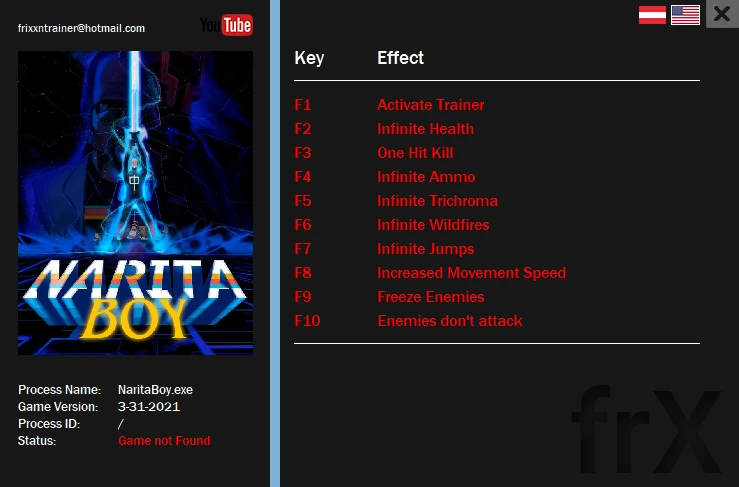 Narita Boy: Трейнер/Trainer (+9) [03.31.21] {frX}