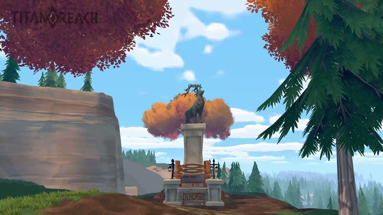 Как выглядит локация "Glimmermoore" в MMORPG Titan Reach