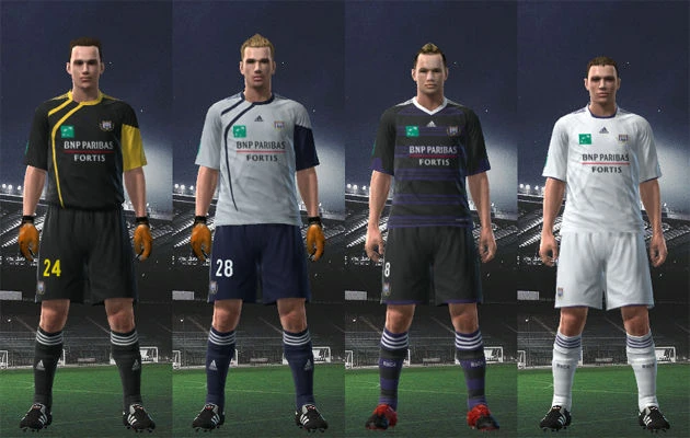 PES 2009 "Anderlecht 09/10 Kit Set by Dark Nero"