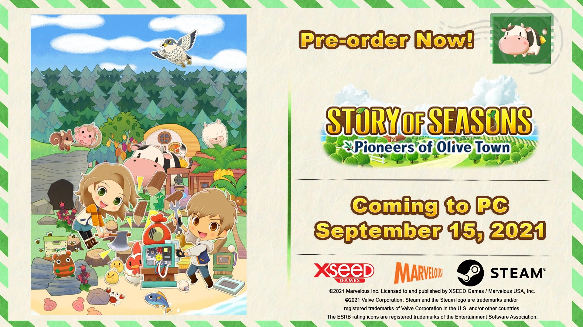 Story of Seasons: Pioneers of Olive Town в этом месяце выйдет на ПК (Steam)
