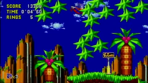 Sonic CD (Xbox 360) "Act 1 геймплей"