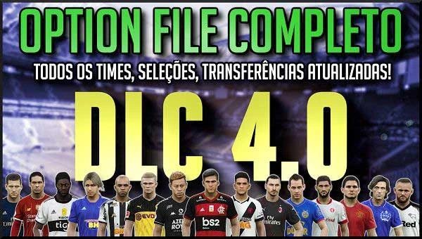 eFootball PES 2020 "PS4 Option File DLC 4.0 by PESVicioBR"