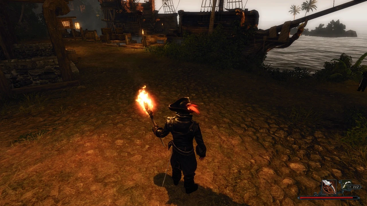 Risen 2: Dark Waters "Динамические тени от света факелов"