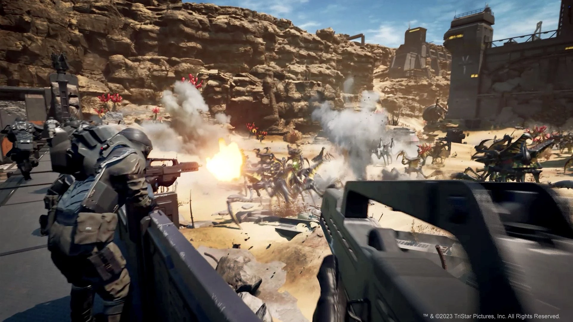 По словам актёра Каспера Ван Дина, Starship Troopers: Extermination это как фильм, но в 1000 раз больше