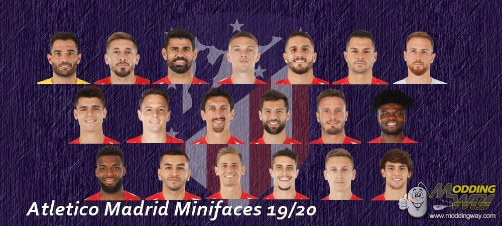 FIFA 14 "New MiniFaces For Atletico Madrid"