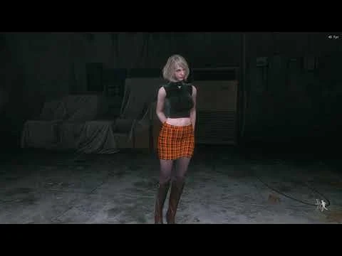 Resident Evil 4 Remake "Новые анимации бездейсвия Эшли"