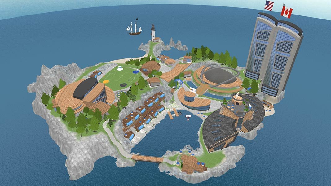 8000 сотрудников eXp работают на виртуальном острове из компьютерной игры