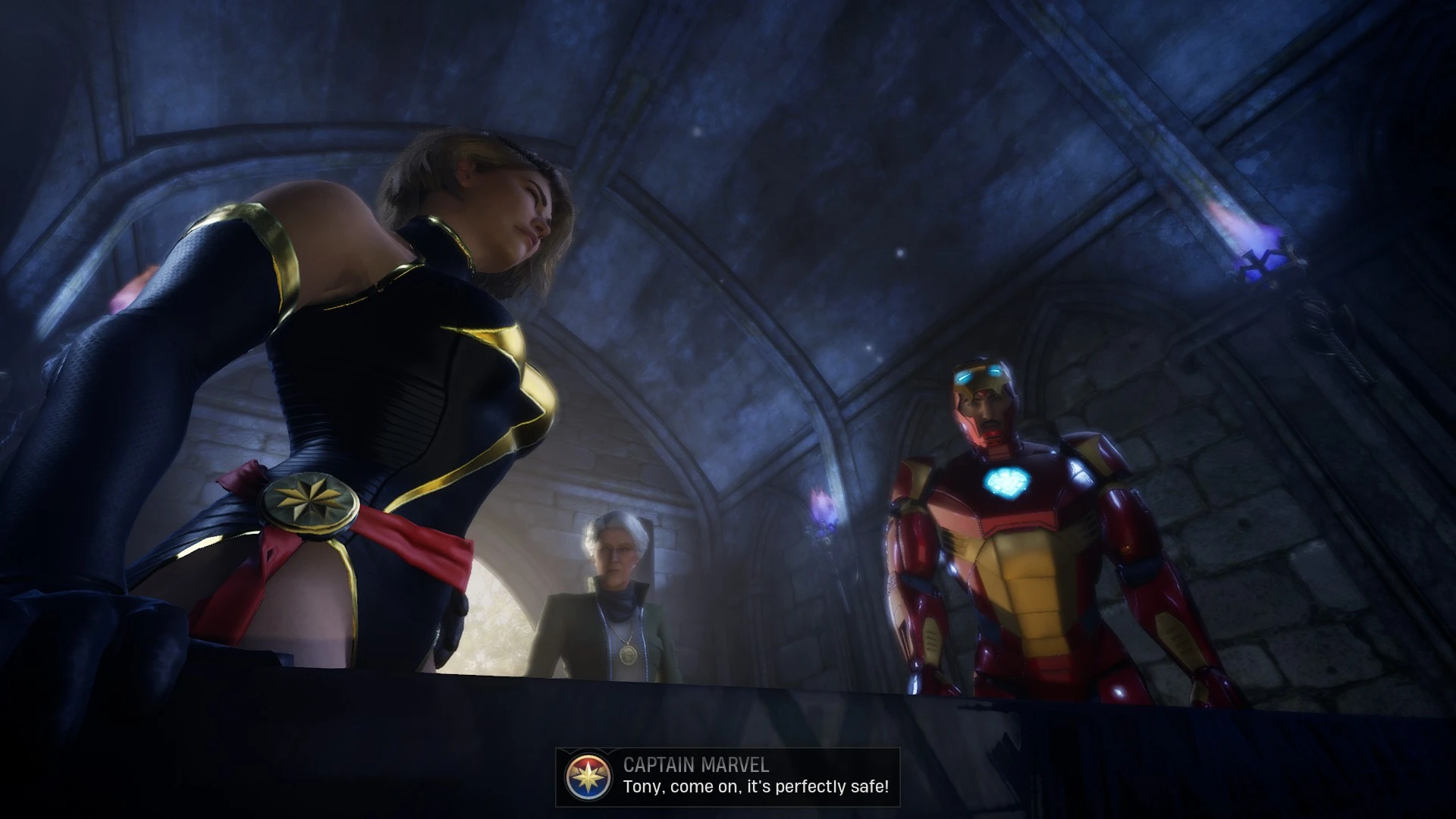 Marvel's Midnight Suns "Классический костюм Капитан Марвел"