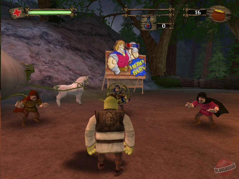 Shrek 2: The Game. Вооружен и очень опасен