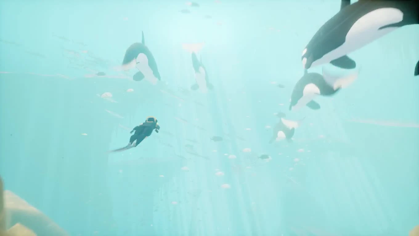 Abzu - геймплей второй локации