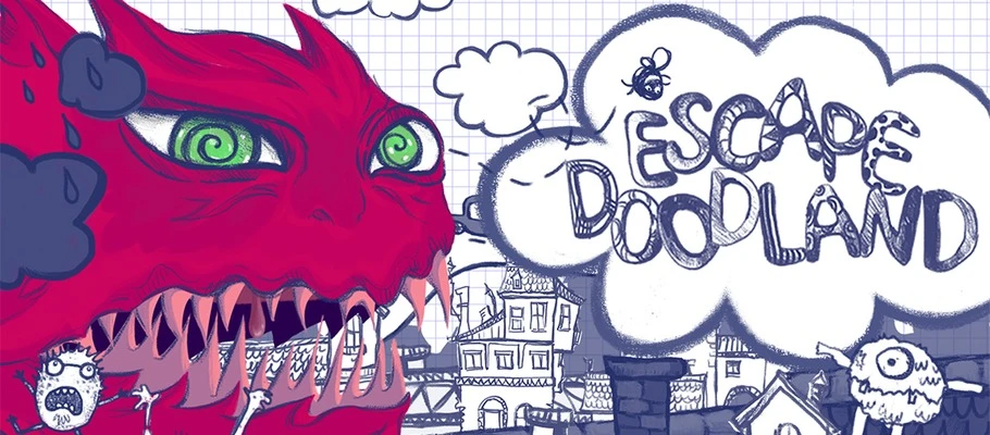 Сможете ли вы убежать от каляки-маляки? Escape Doodland выйдет на Switch в конце ноября