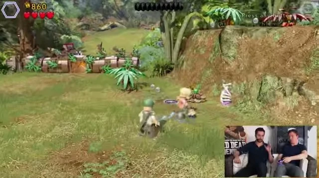 Демонстрация LEGO Jurassic World