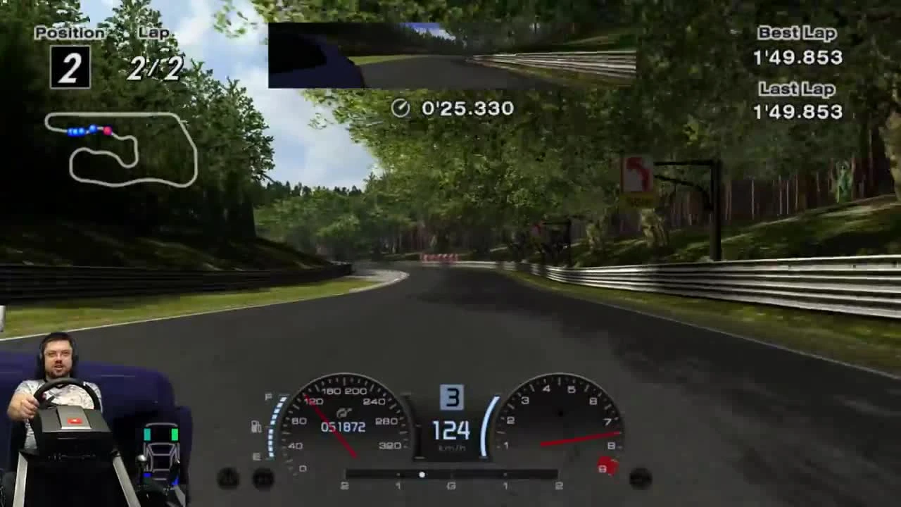 Gran Turismo 4 "Забористый CIVIC Race Gran Turismo 4К на ПК + руль Fanatec CSL Elite"