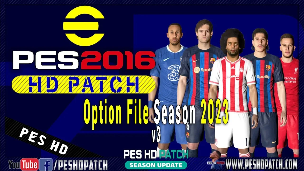 PES 2016 "HD Patch Сезон 2022-2023"
