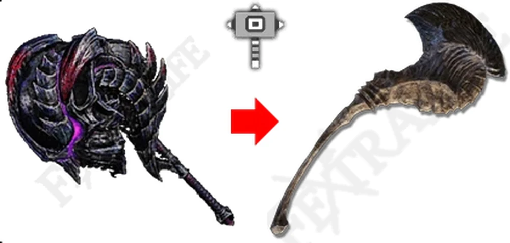 Monster Hunter Wilds "Драконий коготь из Elden Ring (молот)"