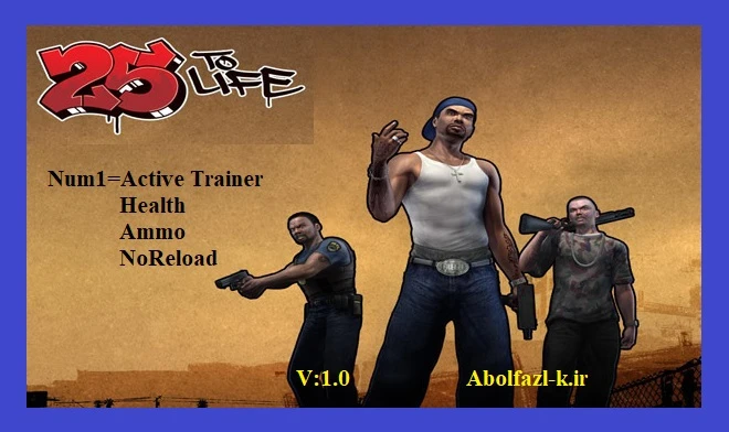 25 to Life: Трейнер/Trainer (+3) [1.0] {Abolfazl.k}