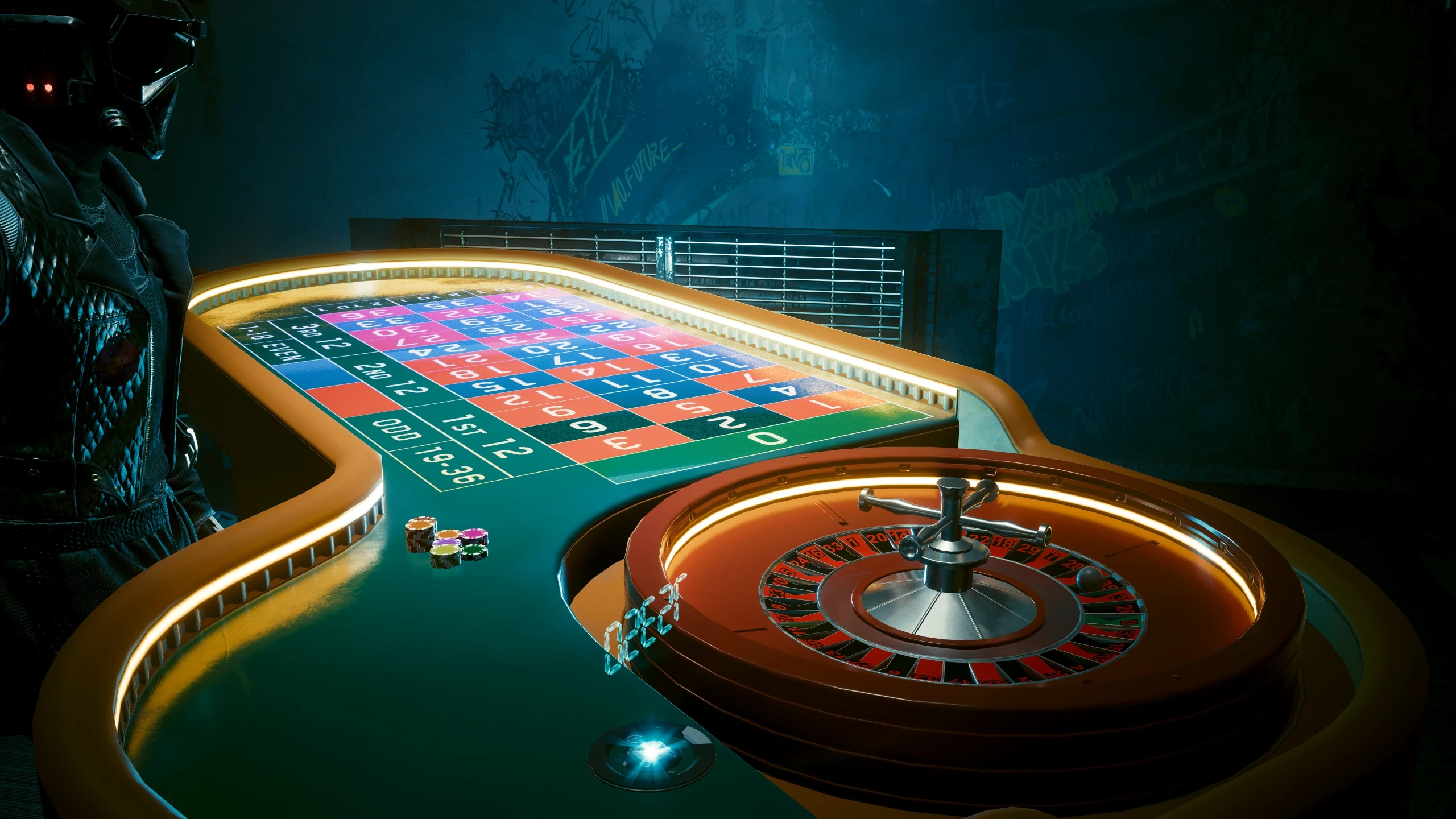 Cyberpunk 2077 "Система азартных игр - Рулетка"