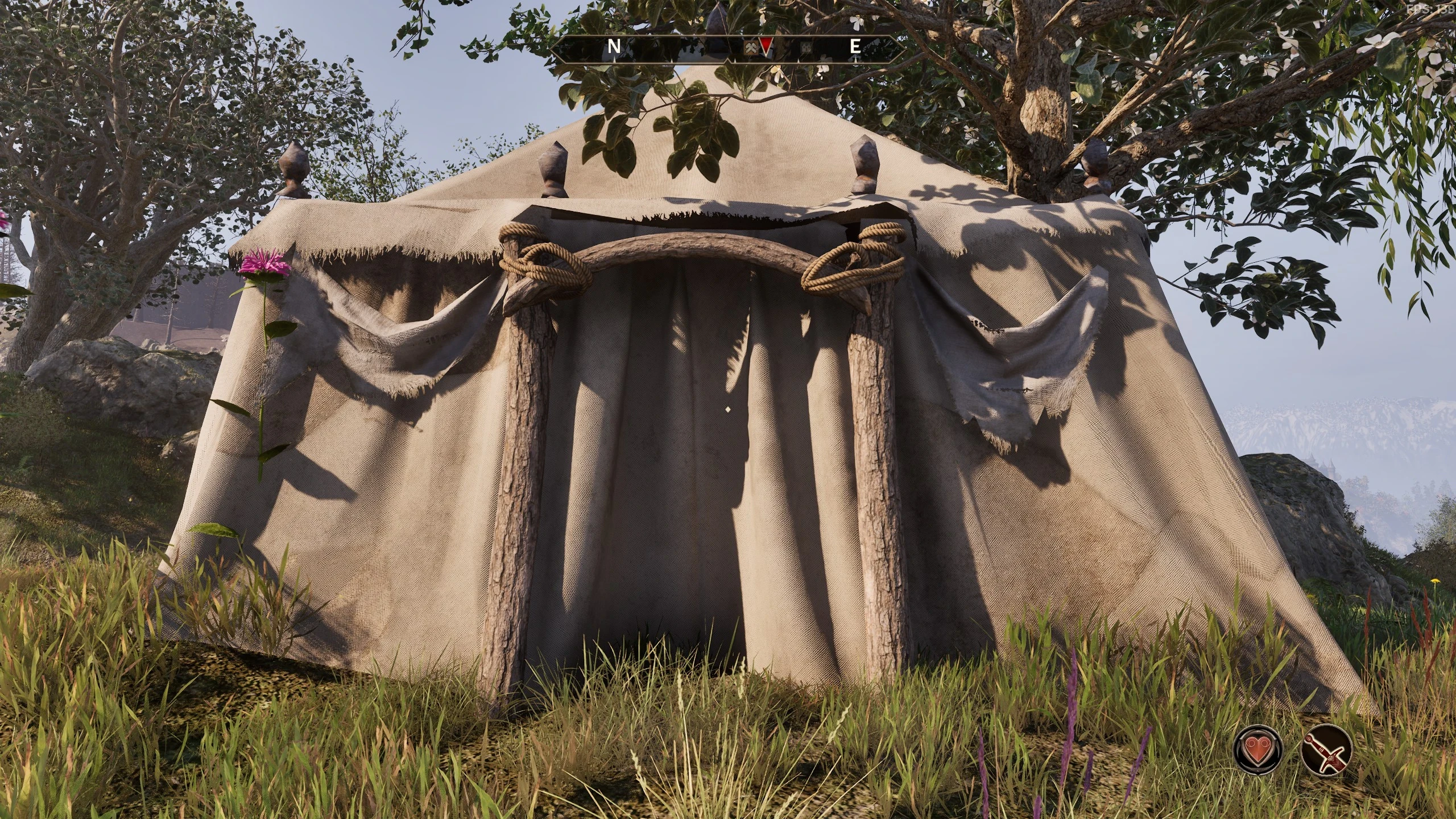 The Elder Scrolls 4: Oblivion Remastered "Базовая переносная палатка"