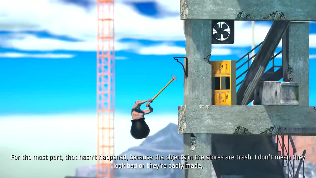 Самая эпическая игра - Getting Over It (Забавные моменты)