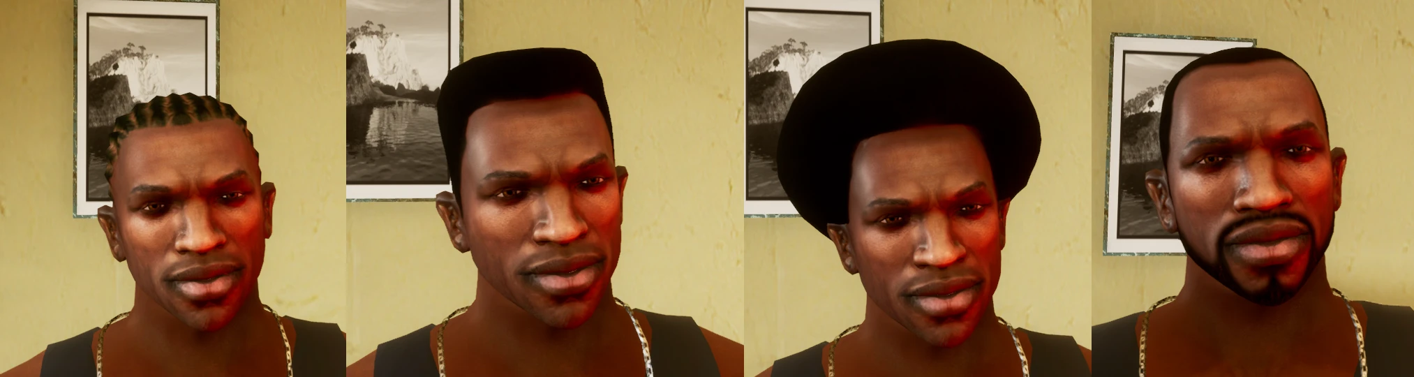 Grand Theft Auto: The Trilogy (San Andreas) "Ремейк лица Си-Джея"