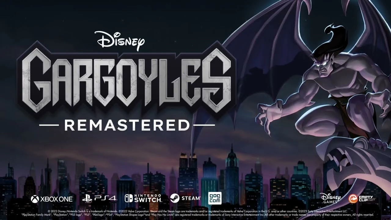Геймплейный трейлер ремастера классического платформера про Гаргулий - Gargoyles Remastered