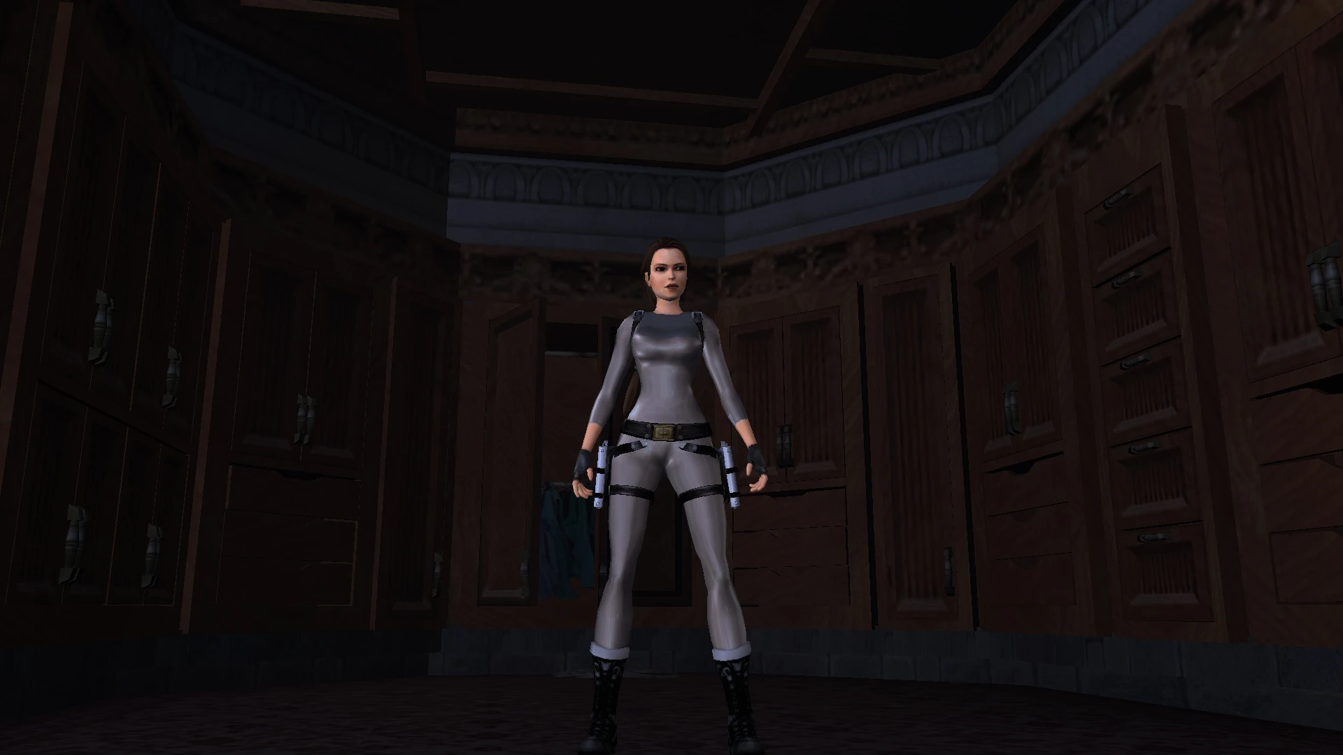 Tomb Raider Anniversary "Серый Воровской Костюм "